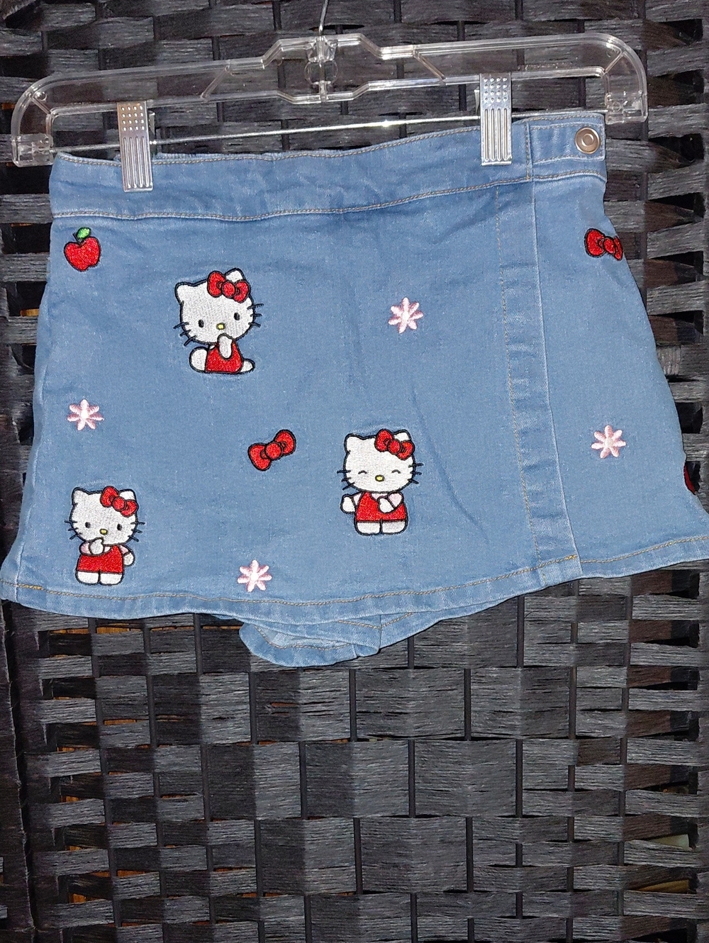 ZaraxHello Kitty Senrio Denim Skort Size Kids 10